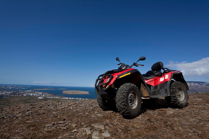 1 Hour ATV Quad Tour : Pick up from Reykjavik (2 persons per ATV) - The one-hour ride toward Hafravatn lake