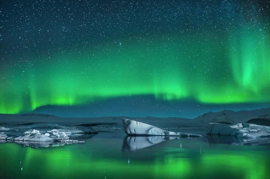 2-Day South Coast, Blue Ice Cave, Glacier Lagoon Tour - Jökulsárlón, where icebergs meet the sea