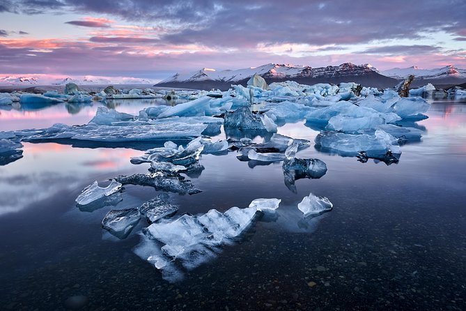 2-Day South Coast Waterfalls, Jokulsarlon Glacier Lagoon and Hike from Reykjavik - Fellsfjara, the beach of floating ice