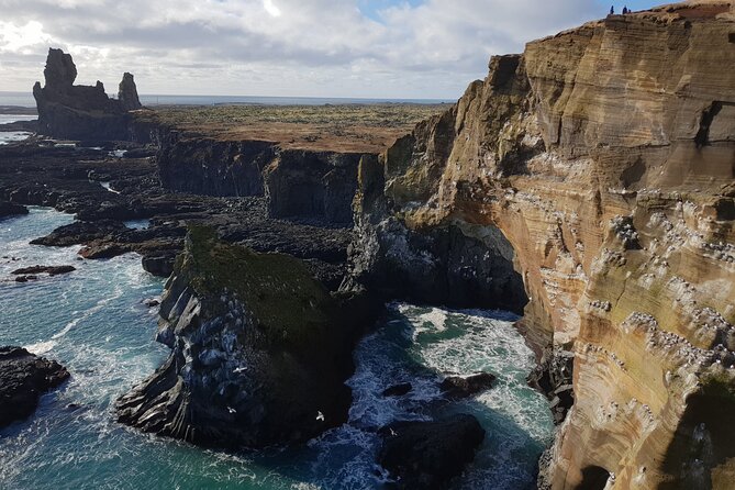 2-Day West | Lava Cave, Snæfellsnes & Silver Circle - Small Group - Seals at Ytri Tunga and the black church at Búðir