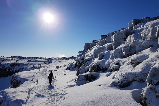 Arctic Fox Travel Dettifoss lake Mývatn winter private super jeep tour - The private format and guide experience