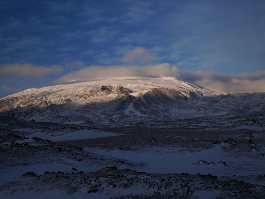Arnarstapi: Snæfellsjökull Glacier and Volcano Hike - Lunch with views, when weather allows