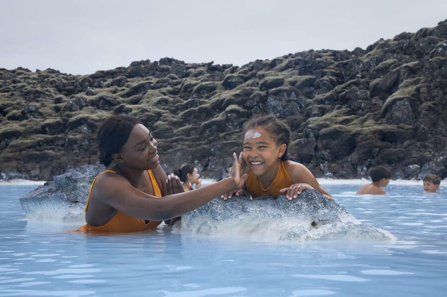 Blue Lagoon: Admission Package with Drink, Towel, and Mask - Changing rooms, showers, and getting into the water