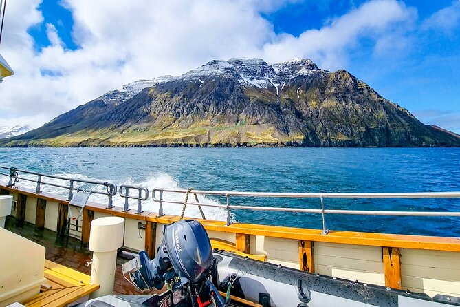 Boat Tours from Siglufjörður - Strákagöng and the mountain walls of the fjord