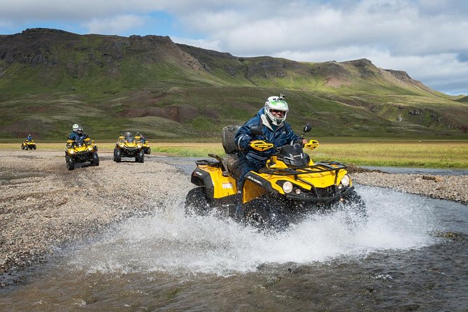 Caving & ATV adventure from Reykjavik - Entering Raufarholshellir’s Lava Tunnel