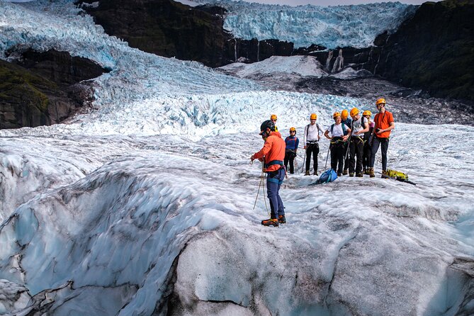 Demanding Glacier Hike and Ice Cave Half-Day Tour from Skaftafell - Crossing the glacier with crampons