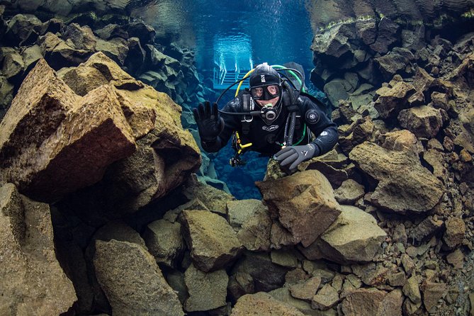 Dive the Divide: Silfra Fissure Scuba Tour | Reykjavik Pickup - Getting into the dry suit