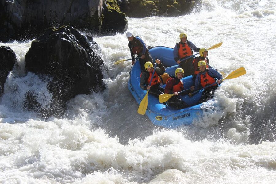 East Glacial River Extreme Rafting - Starting at Bakkaflöt with the right gear