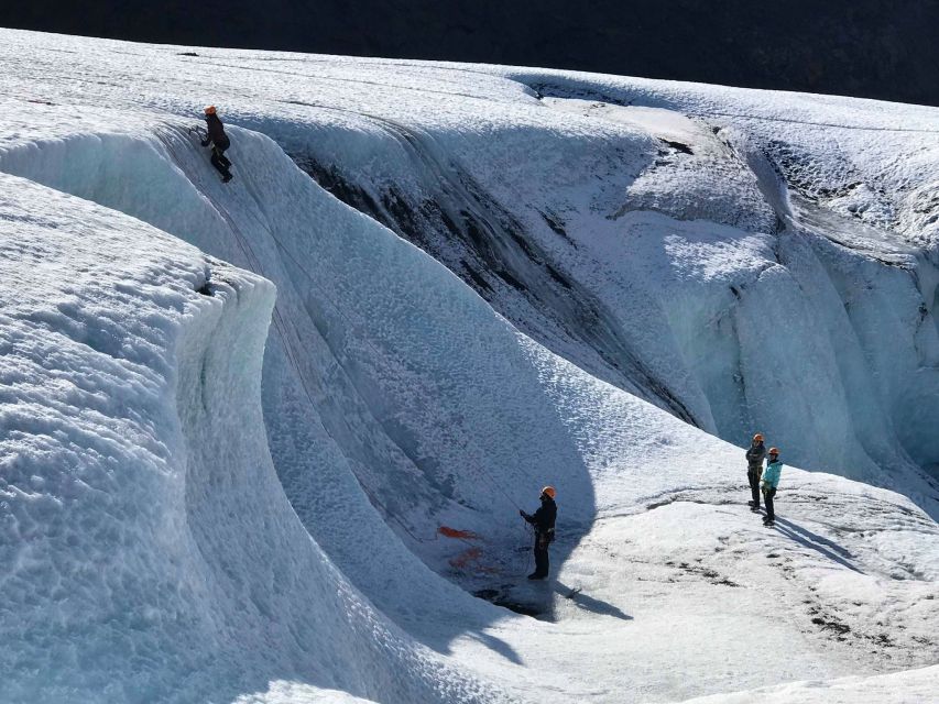 Exclusive Ice Climbing Experience on Sólheimajökull - Getting geared up before the first climb