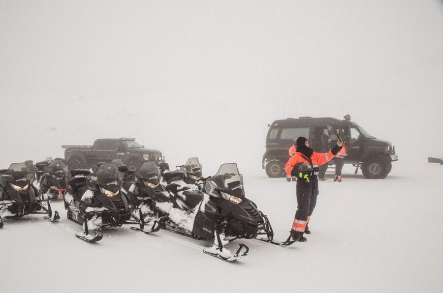 Eyjafjallajökull Volcano and Glacier Jeep Tour - Reaching the glacier and stepping onto the ice