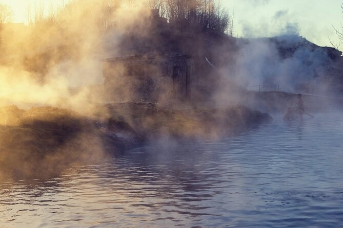 Fludir Secret Lagoon Admission Ticket Only - Families and children in the hot water