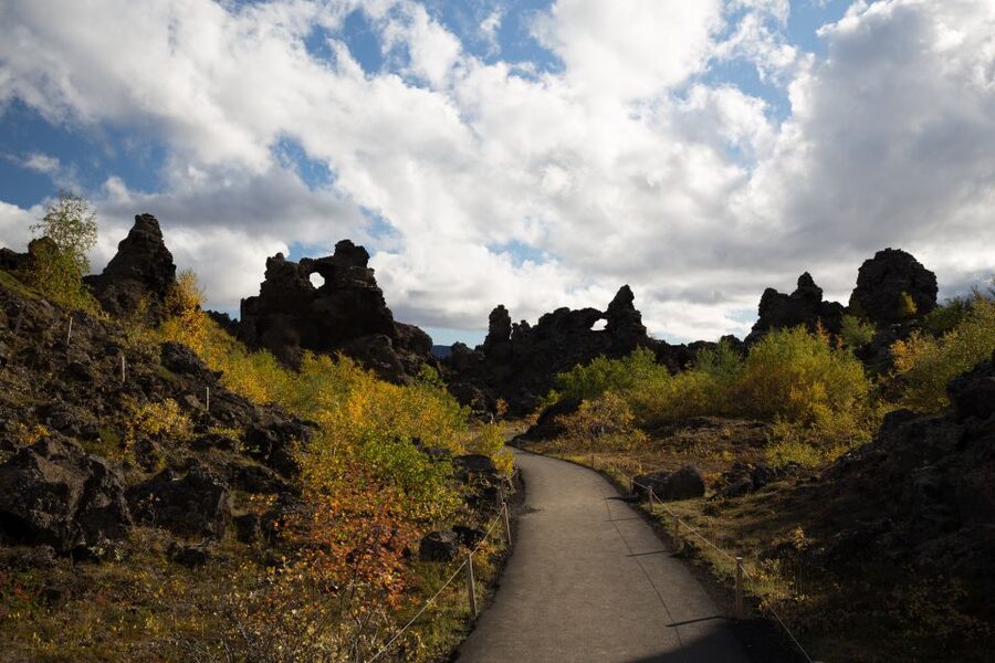 From Akureyri: Myvatn Lake, Craters, & Waterfall Tour - Goðafoss, the waterfall of the gods