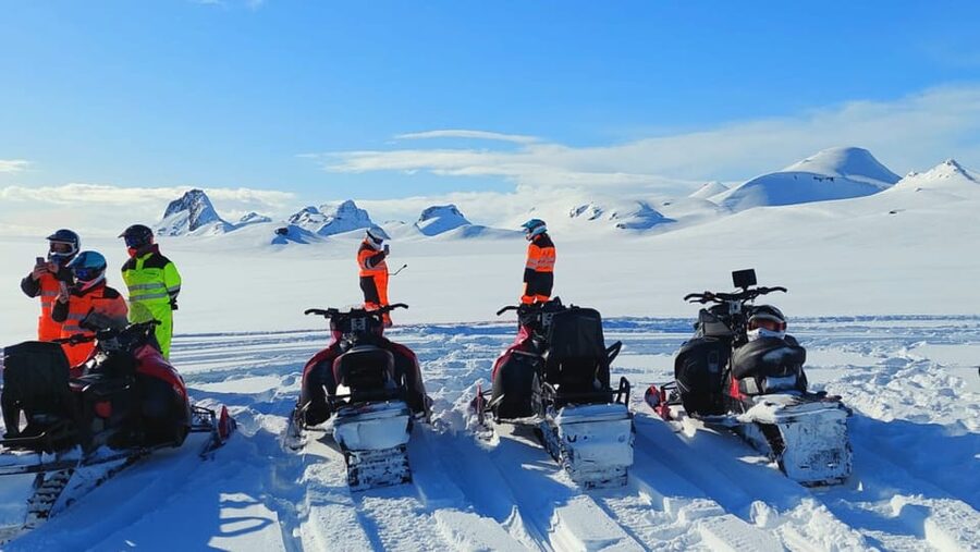 From Geysir: Snowmobile Adventure on Langjökull Glacier - The meeting point near Geysir and Gullfoss