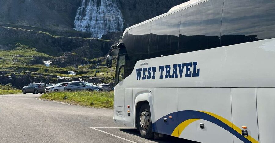 From Isafjordur: Dynjandi Waterfall Guided Day Trip by Bus - One hour through the Westfjords is part of the experience