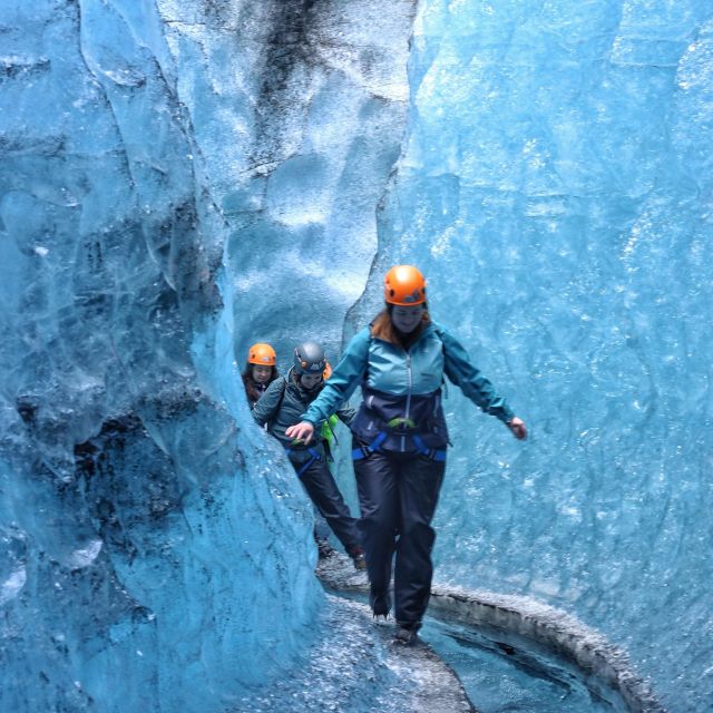 From Jökulsárlón: Ice Cave and Glacier Exploration Tour - Gearing up for ice, wind, and rain