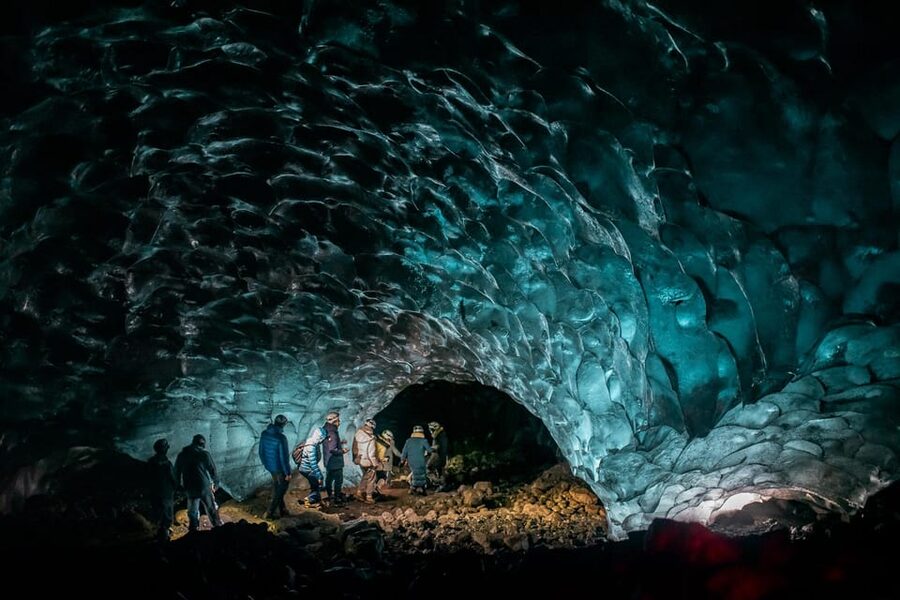 From Jökulsárlón: Vatnajökull Glacier Blue Ice Cave Tour - Walking across the glacier approach