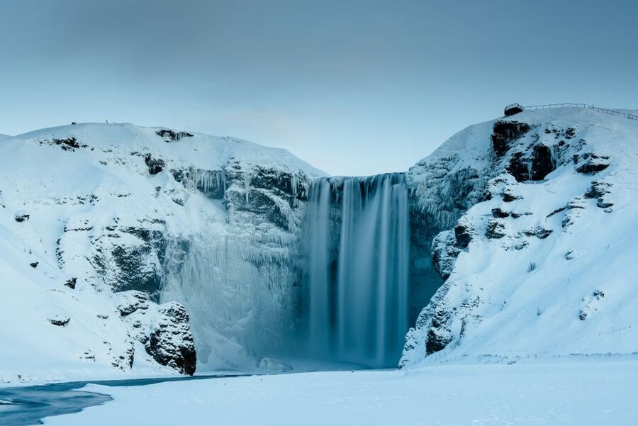 From Reykjavik 2-Day South Coast Tour with Blue Ice Cave - Guides, weather, and the northern lights