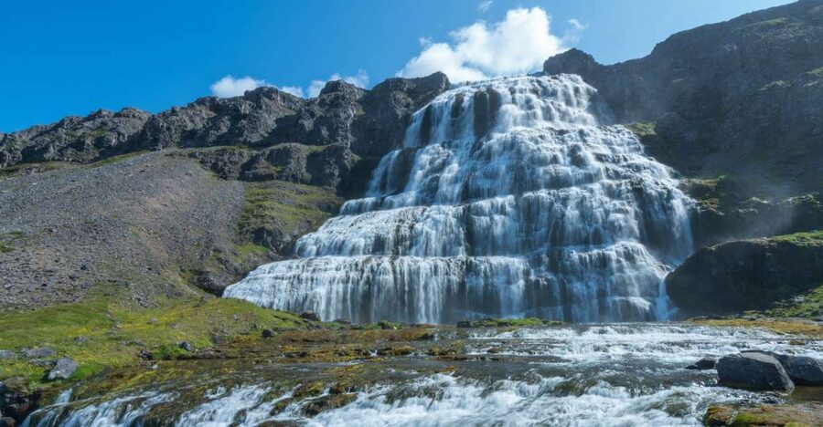 From Reykjavík: 3-Day Tour of the Wild Westfjords - Day two, sea cliffs, red sand and Dynjandi