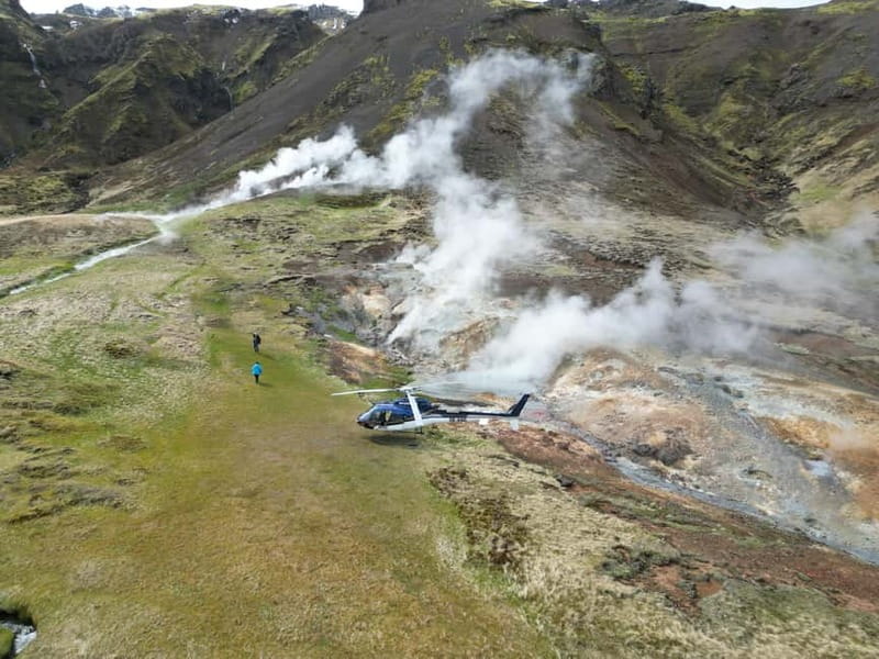 From Reykjavik: Fire And Ice Helicopter Tour with 2 Landings - Second landing: Mount Hengill’s hot ground