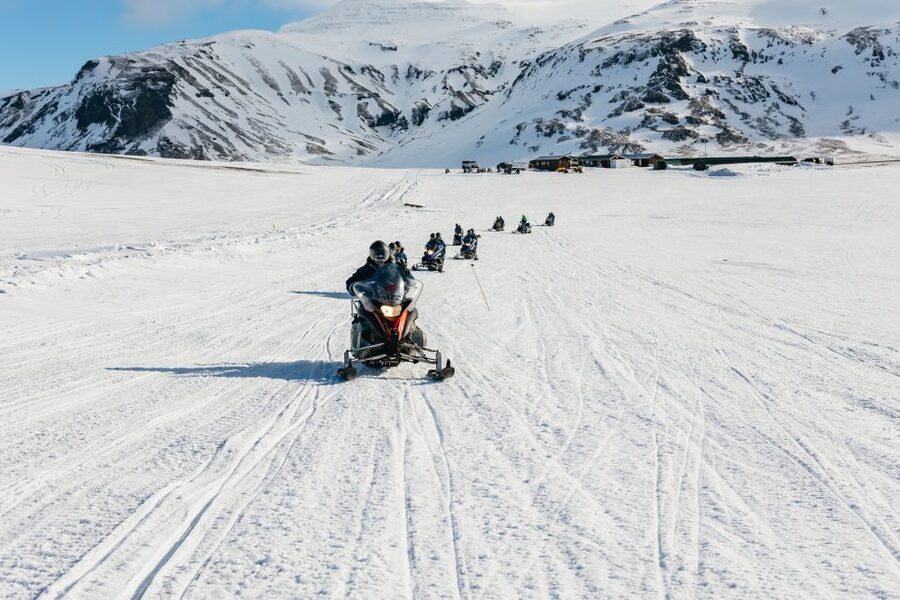 From Reykjavik: Golden Circle and Glacier Snowmobiling - The Big Payoff: Snowmobiling on Langjökull
