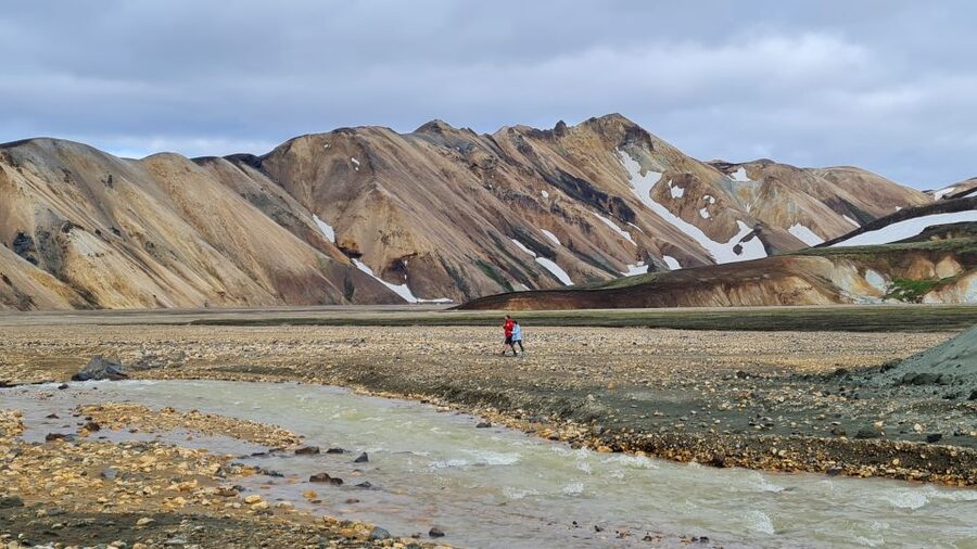 From Reykjavik: Highlands Jeep Tour & Landmannalaugar Hike - The hot spring is a welcome finish