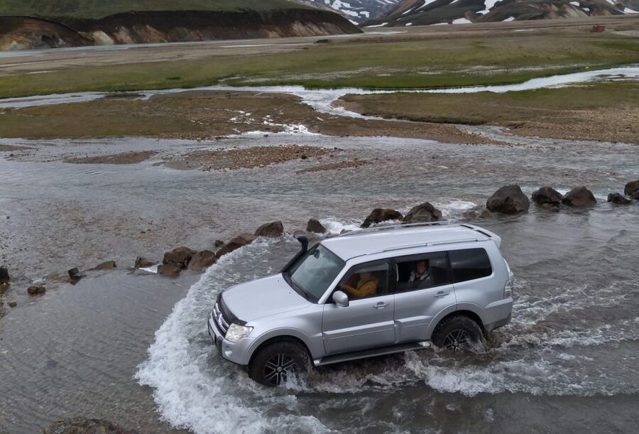 From Reykjavik: Highlands Jeep Tour & Landmannalaugar Hike - Háifoss and Granni show the force of old eruptions