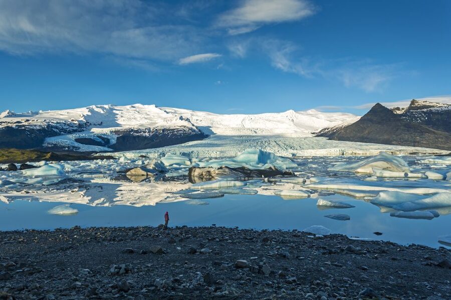From Reykjavik: Jökulsárlón Glacier Lagoon and Diamond Beach - Seljalandsfoss, where the path goes behind the water