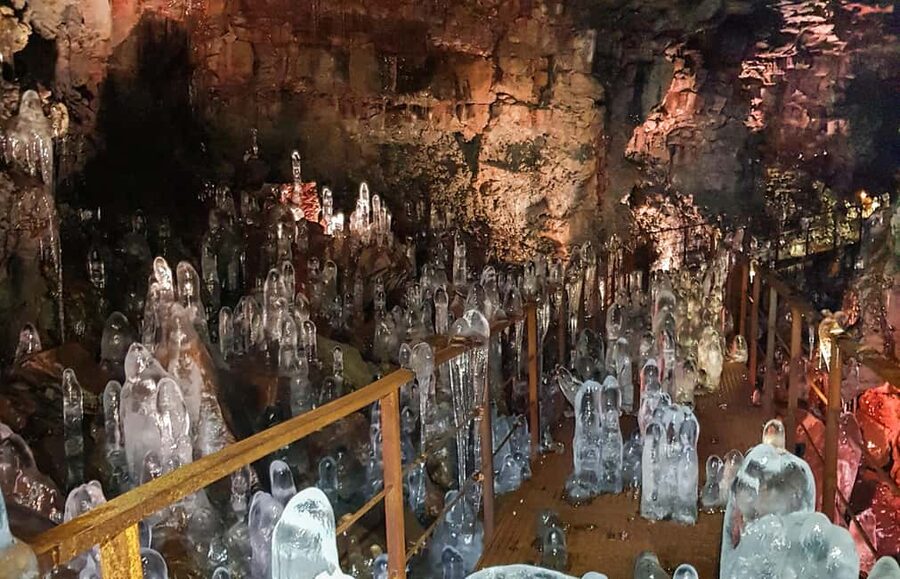 From Reykjavik: Lava Caving Tour - Walking and crawling through the tunnel