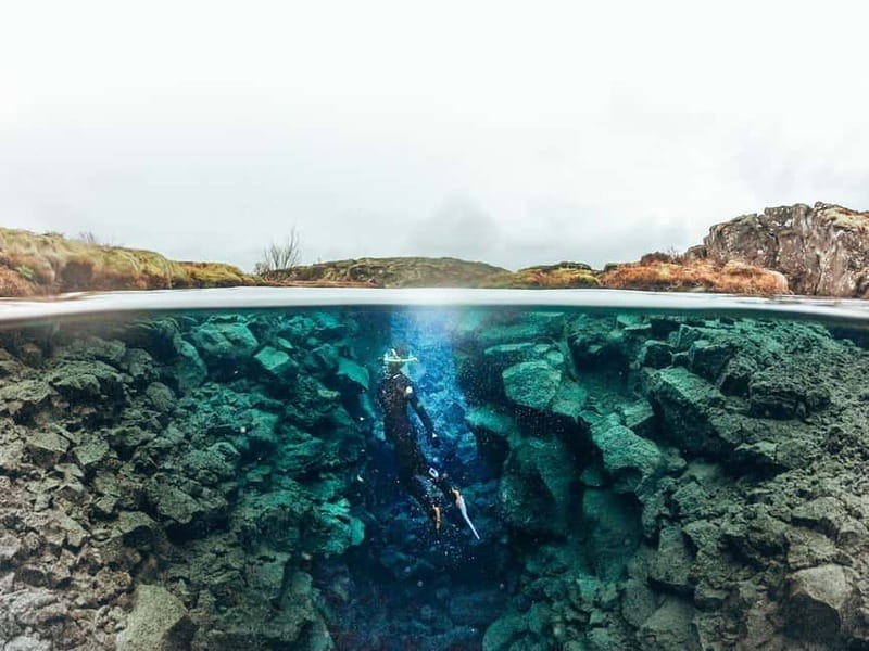 From Reykjavik: Silfra Snorkeling with Free Photos - The final lagoon and warming up afterward