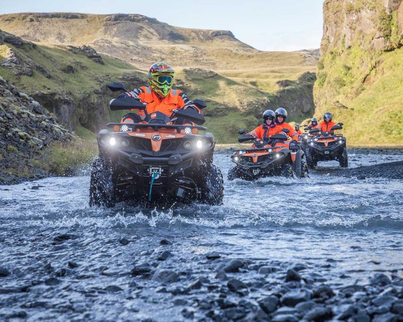 From Reykjavik: South Coast, Plane Wreck, & Beach ATV Tour - Skógafoss brings the classic waterfall moment