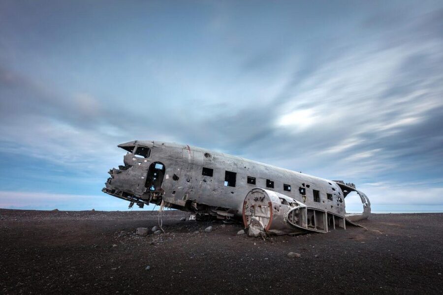 From Reykjavik: South Coast Tour & DC-3 Plane Wreck - Skógafoss and the 527 steps
