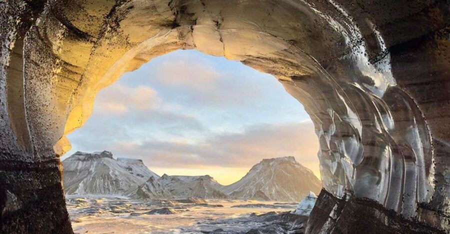 From Vik: Katla Ice Cave Small-Group Tour - The short walk to the natural ice cave