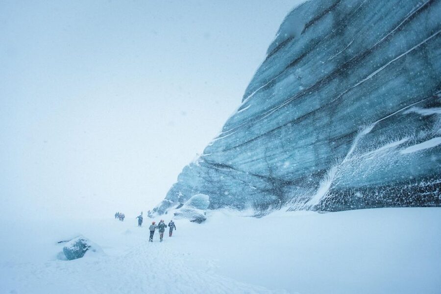 From Vik: Myrdalsjokull glacier and Katla Ice Cave Tour - Walking across Mýrdalsjökull