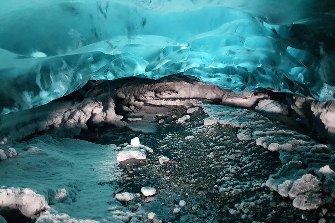 Frozen Wonders : Small Group Ice Cave Tour - Entering the Sapphire ice cave