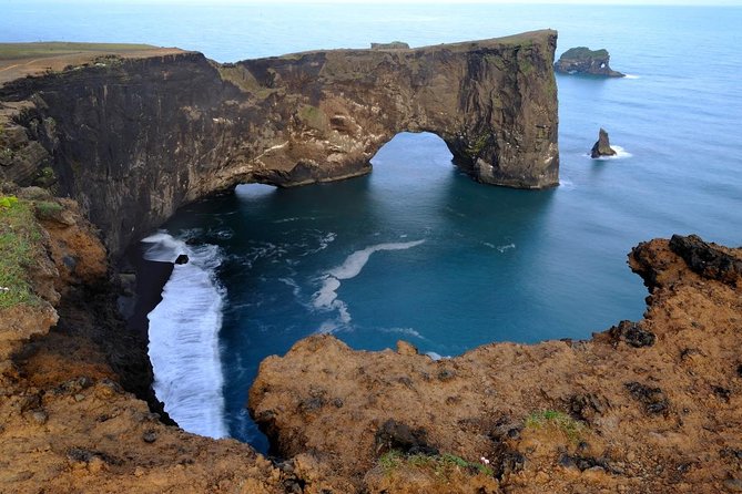 Glacier Lagoon, Diamond Beach, Black Sand Beaches and Waterfalls - Dyrhólaey and the view over Vík
