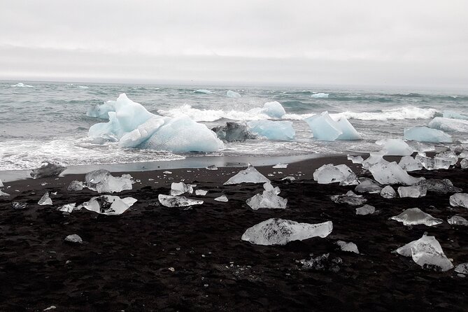 Glacier Lagoon Private Tour with Private Zodiac boat ride on the Iceberg Lagoon - Vik offers a short pause on the coast