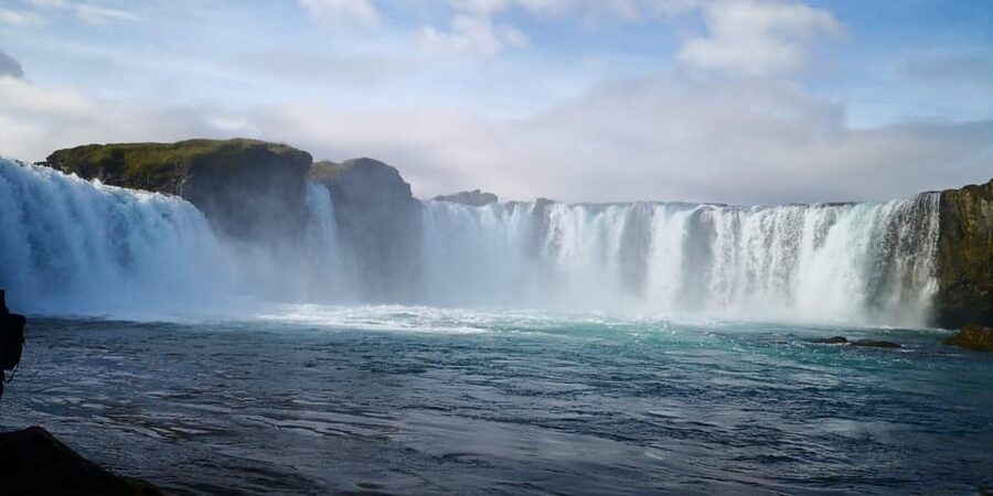 Godafoss Express Classy Round Trip Multiple Drop Off Choice - The Mercedes Sprinter ride from Akureyri
