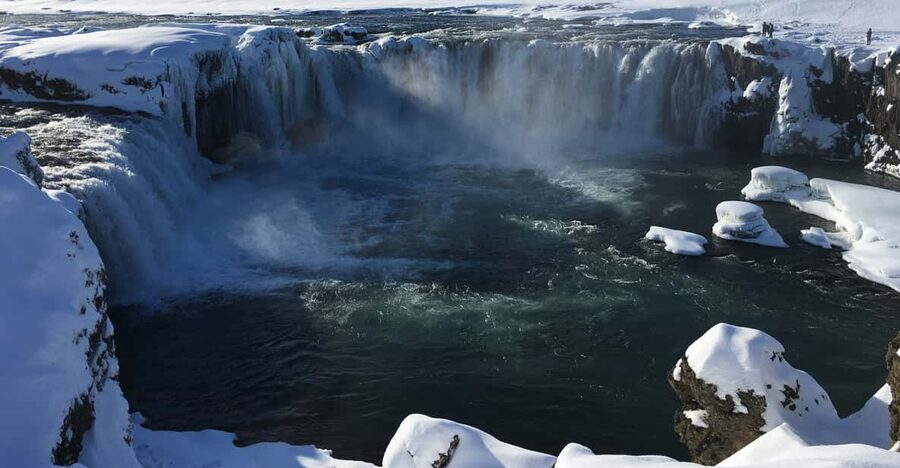 Godafoss Waterfall Short Day Tour from Akureyri Port - The 45-minute ride toward the Waterfall of the Gods