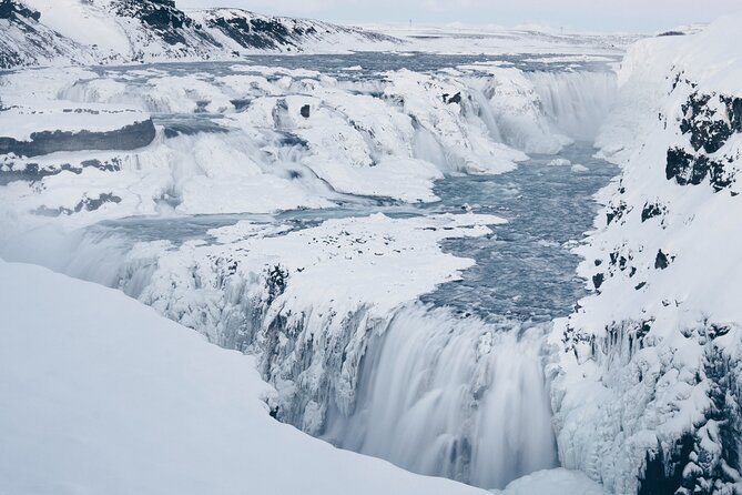 Golden Circle and Kerid Minibus Tour with Blue Lagoon Transfers - One day, five Icelandic highlights, and a famous spa