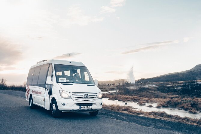 Golden Circle and Kerid Minibus Tour with Blue Lagoon Transfers - Gullfoss, a waterfall with real force