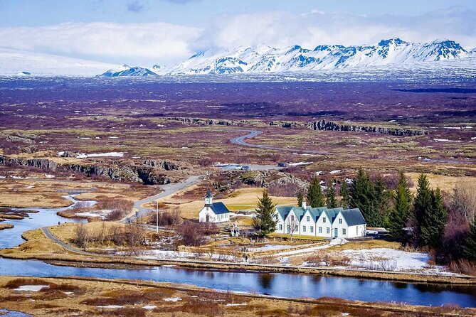 Golden Circle & Northern Lights Tour from Reykjavik - Gullfoss, where the river drops into the canyon