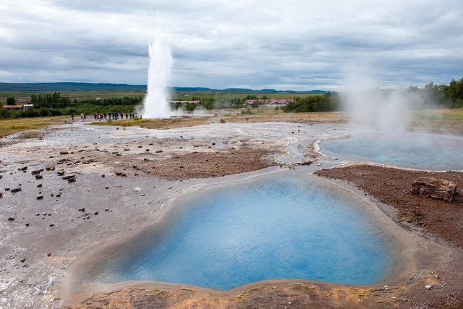 Golden Circle Tour Including Blue Lagoon Admission from Reykjavik - Gullfoss: Iceland at full volume