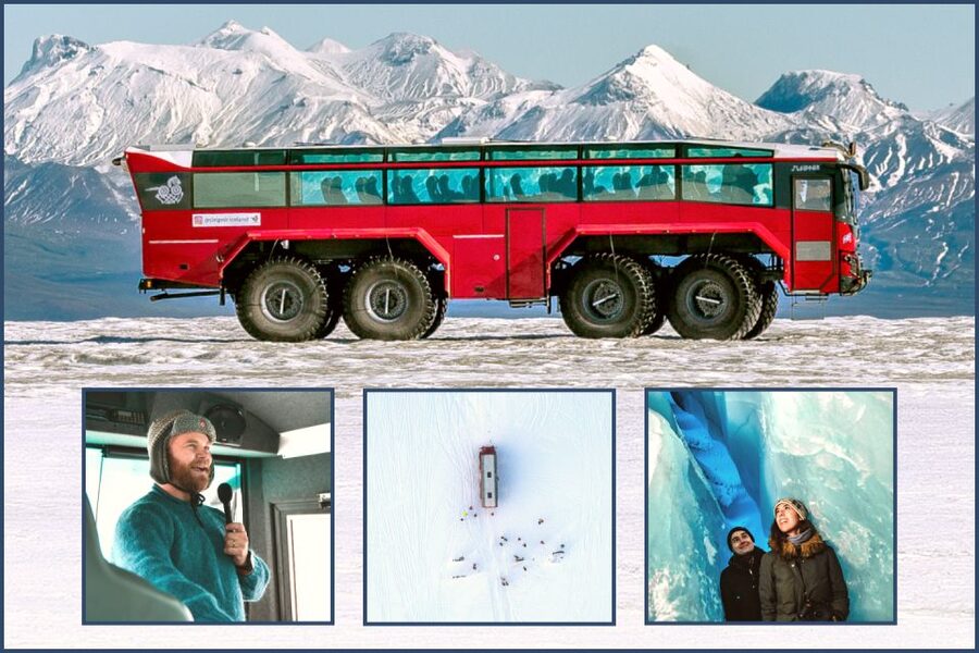 Gullfoss: Ice Cave and Glacier Tour in Glacier Monster Truck - From Gullfoss to the Langjökull Ice