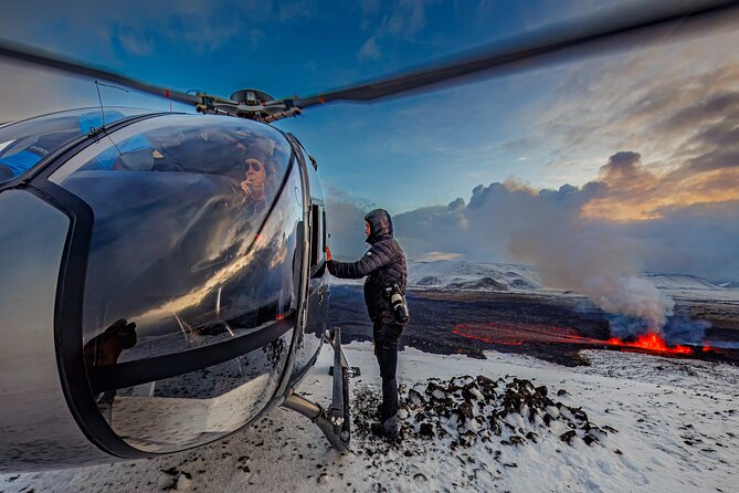 Helicopter Tour Over Iceland’s Reykjanes Volcano Eruption Site - Key points at a glance