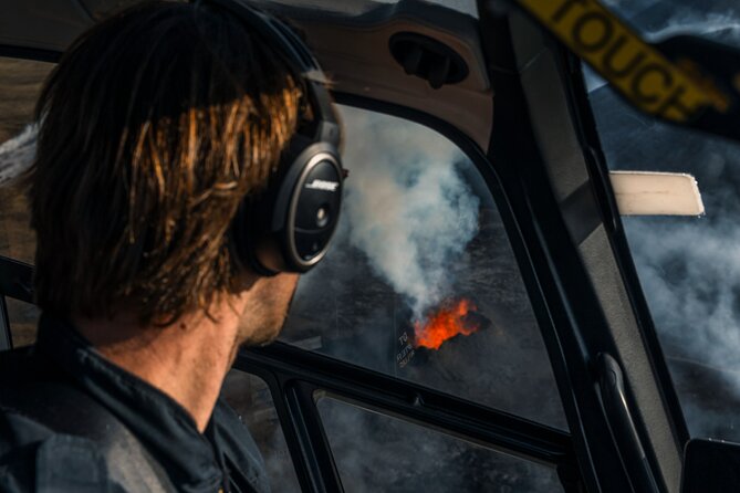 Helicopter Tour Over Iceland’s Reykjanes Volcano Eruption Site - Flying from Reykjavík toward Reykjanes