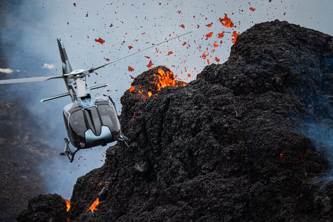 Helicopter Tour Over Iceland’s Reykjanes Volcano Eruption Site - The value of a $524.95 helicopter flight