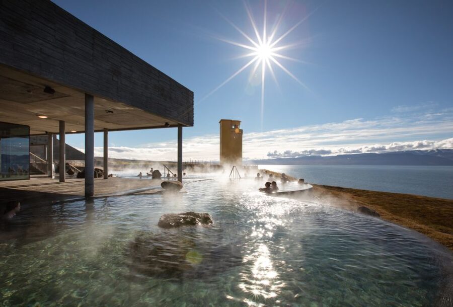 Husavik: GeoSea Geothermal Baths Entrance Ticket - Arriving at GeoSea in Husavik