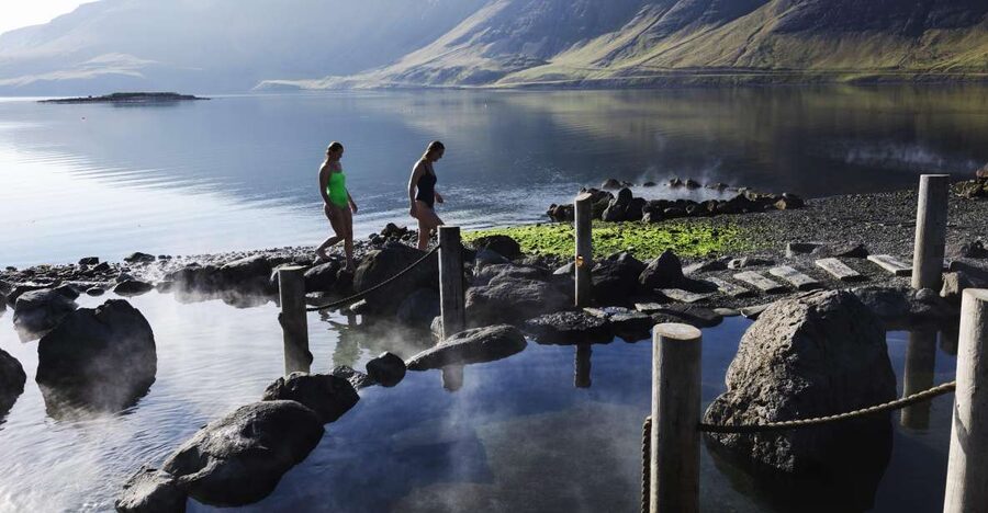 Hvammsvik Hot Springs: Admission Package - Arriving at Hvammsvik after the Reykjavik drive