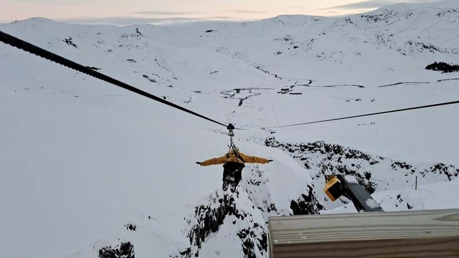 Hveragerdi: Mega Zipline Experience - The meeting point beside Reykjadalur Café