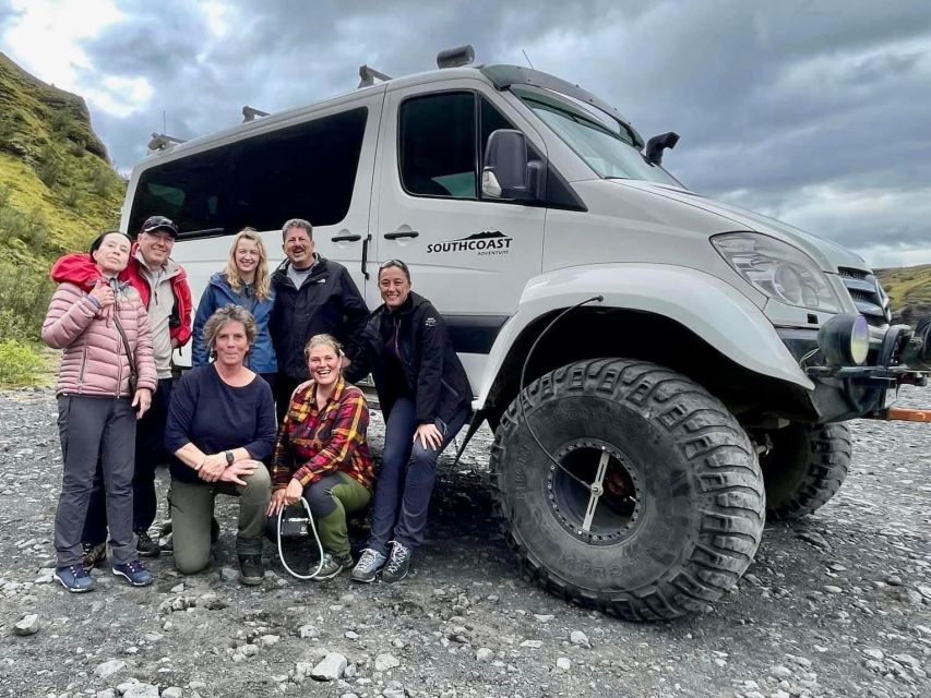 Hvolsvöllur: Private Thorsmork Guided Day Hike by Super Jeep - Hiking beneath three glaciers